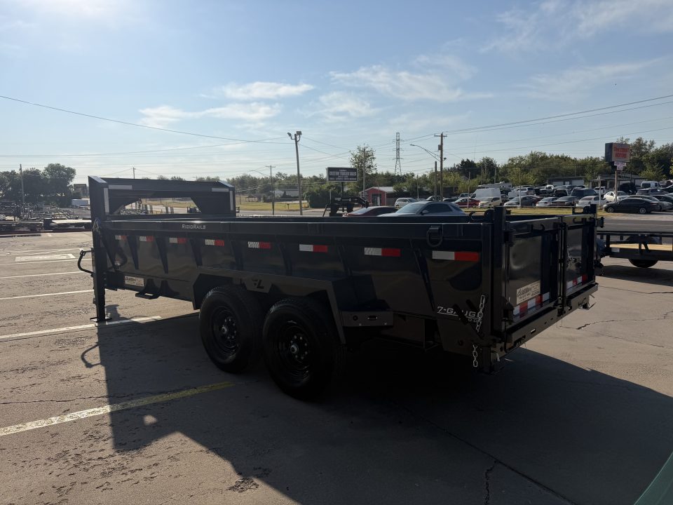 New #156570 2027 LAMAR DL 16 X 83 TANDEM AXLE LOW PRO 14K GOOSENECK DUMP W/ 2' SIDES