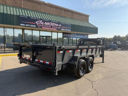 New #156570 2027 LAMAR DL 16 X 83 TANDEM AXLE LOW PRO 14K GOOSENECK DUMP W/ 2' SIDES