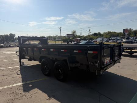 New #156570 2027 LAMAR DL 16 X 83 TANDEM AXLE LOW PRO 14K GOOSENECK DUMP W/ 2' SIDES