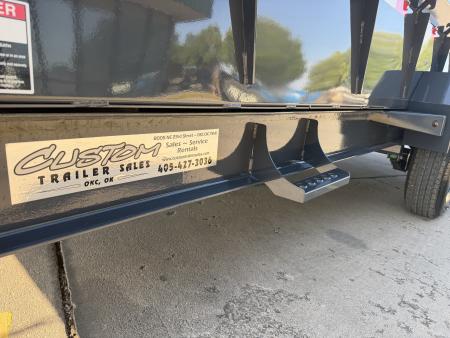 New #156570 2027 LAMAR DL 16 X 83 TANDEM AXLE LOW PRO 14K GOOSENECK DUMP W/ 2' SIDES