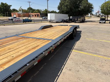 New #158517 2027 LAMAR H8 36 X 102 TANDEM AXLE 14K EQUIPMENT GOOSENECK W/ RHINO RAMPS