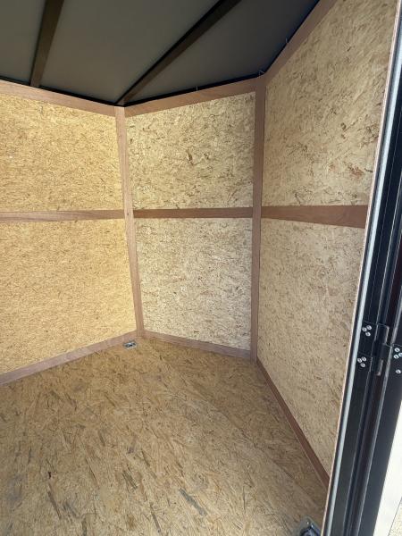 New 2027 Sawyer Trailers Brand New Orange / Blackout 7x16 Cargo / Enclosed Trailer