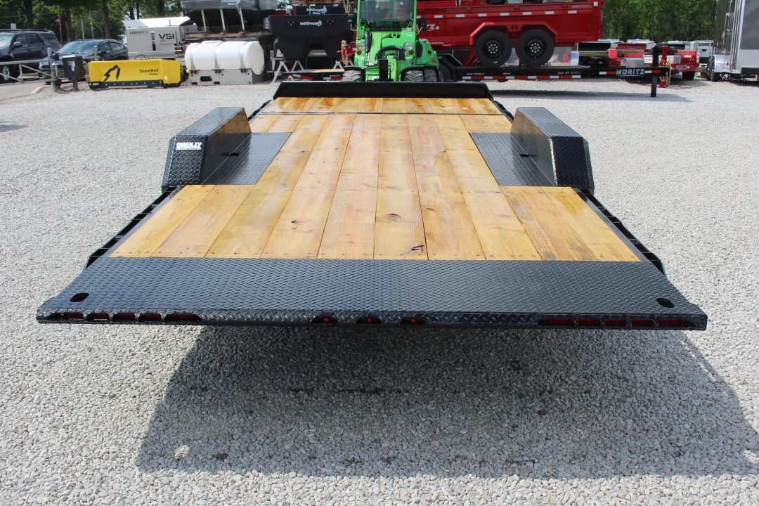 New 2027 Moritz 7' x 16' + 4' Low Pro - Gravity Tilt - Tilt Trailer - 25900# GVW