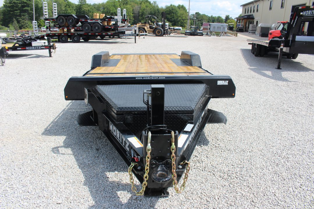 New 2027 Moritz 7' x 16' + 4' Low Pro - Gravity Tilt - Tilt Trailer - 25900# GVW