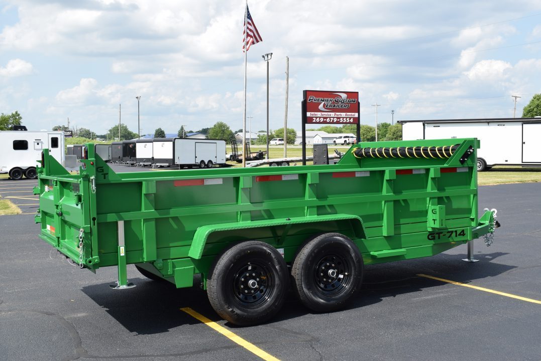 New GRIFFIN 7x14 14K DUMP TRAILER w/ TELESCOPING CYLINDER