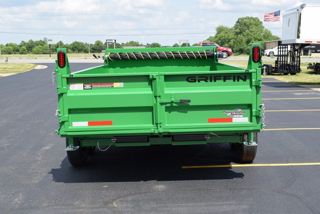New GRIFFIN 7x14 14K DUMP TRAILER w/ TELESCOPING CYLINDER