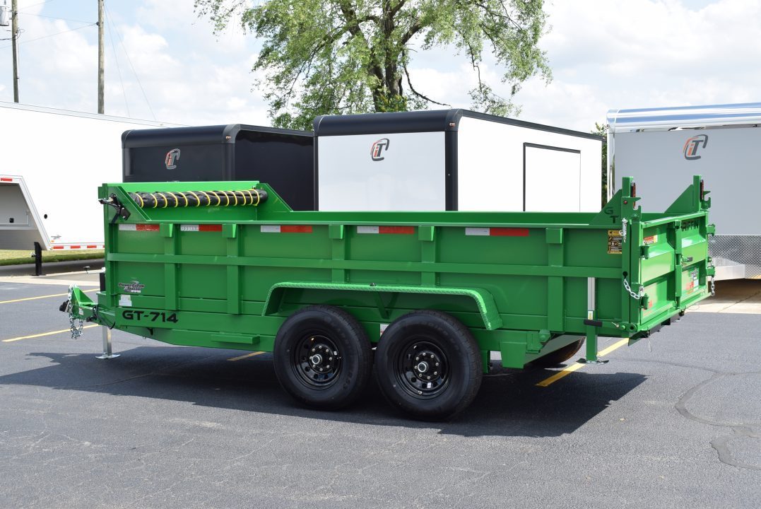 New GRIFFIN 7x14 14K DUMP TRAILER w/ TELESCOPING CYLINDER