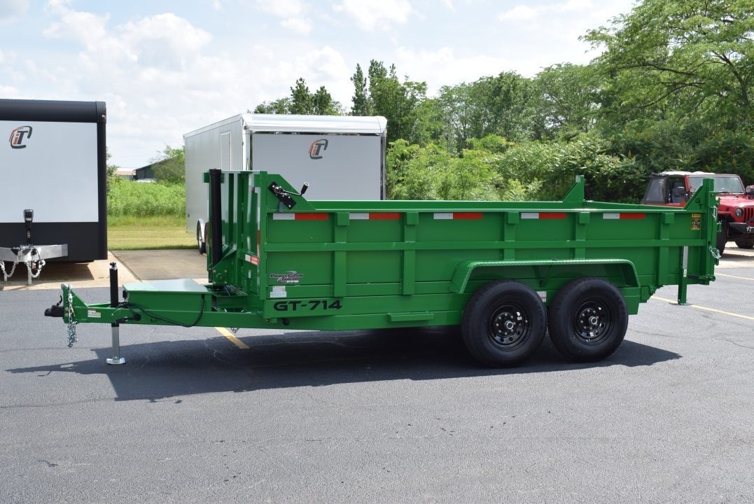 New GRIFFIN 7x14 14K DUMP TRAILER w/ TELESCOPING CYLINDER