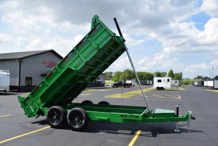 New GRIFFIN 7x14 14K DUMP TRAILER w/ TELESCOPING CYLINDER