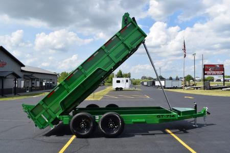 New GRIFFIN 7x14 14K DUMP TRAILER w/ TELESCOPING CYLINDER