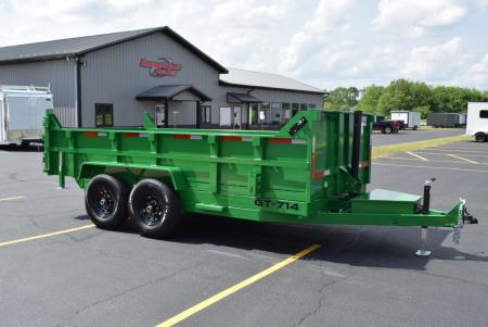 New GRIFFIN 7x14 14K DUMP TRAILER w/ TELESCOPING CYLINDER