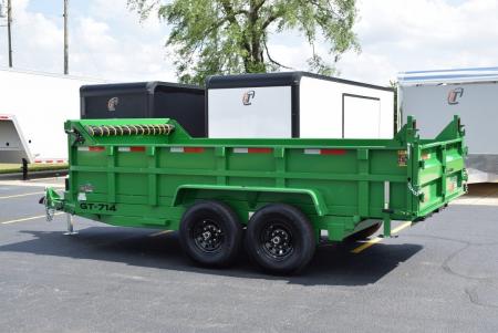 New GRIFFIN 7x14 14K DUMP TRAILER w/ TELESCOPING CYLINDER