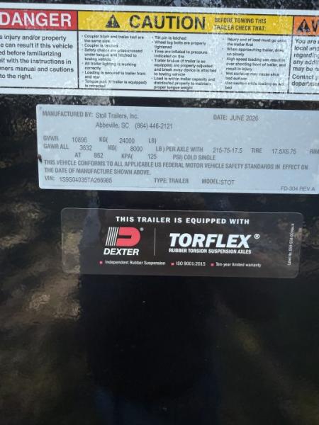 New 2026 Stoll 40X7 Stock / Stock Combo Trailer