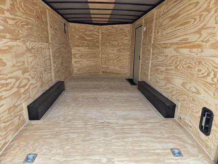 New 2027 Rock Solid 8.5X16 TANDEM 10K CARGO W/7' HEIGHT BLACKOUT TRIM & REAR RAMP DOOR