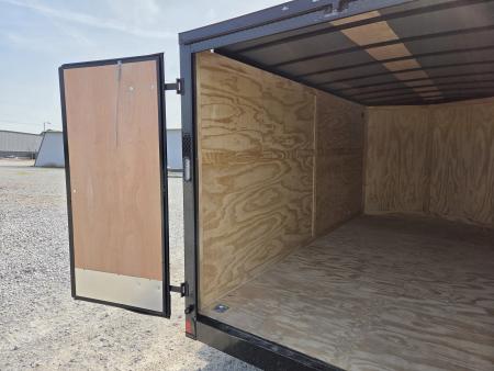 New 2027 Rock Solid 7X16 TANDEM 7K CARGO W/BLACKOUT TRIM 7' HEIGHT & BARN DOORS