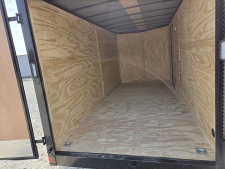 New 2027 Rock Solid 7X16 TANDEM 7K CARGO W/BLACKOUT TRIM 7' HEIGHT & BARN DOORS