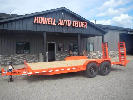 New 2027 Rice Trailers FMEHR8220 Equipment Trailer