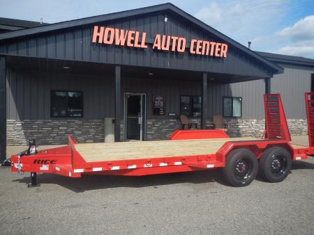 New 2026 Rice Trailers FMHD8220 Equipment Trailer