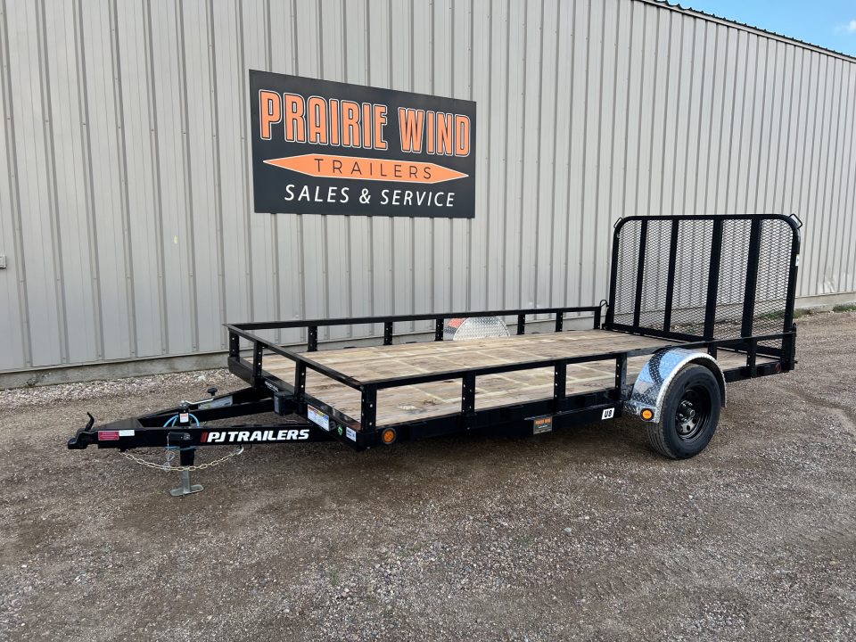 New 2027 PJ Trailers 14' Utility U8 3K w/brakes Utility Trailer