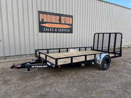 New 2027 PJ Trailers 14' Utility U8 3K w/brakes Utility Trailer