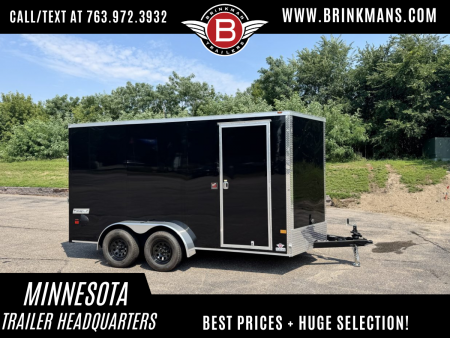 New Haulmark 7x14 Enclosed Trailer -- Ramp Door!