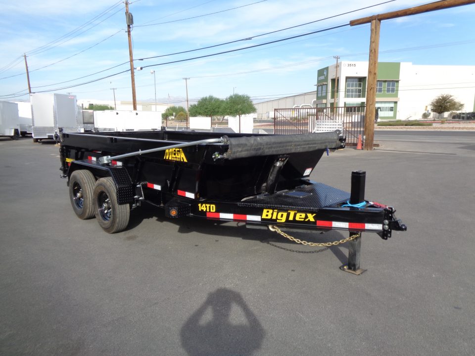 New 2027 Big Tex Trailers * 14TD-14 * 14Ft Heavy Duty Telescopic 15.4k Dump Trailer w/ X-Series Package