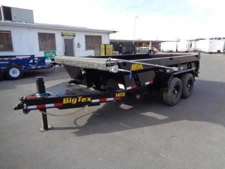 New 2027 Big Tex Trailers * 14TD-14 * 14Ft Heavy Duty Telescopic 15.4k Dump Trailer w/ X-Series Package
