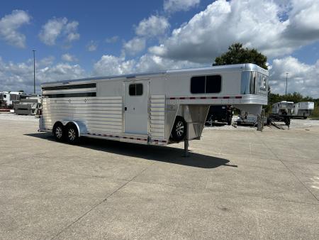 Used 2025 Elite Trailers 4 Horse Horse Trailer
