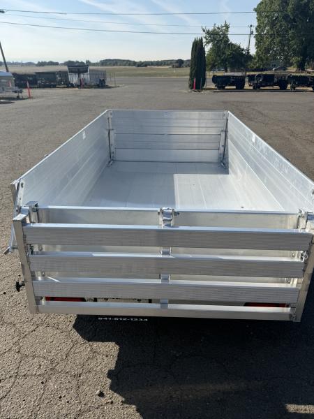 New 2027 Aluma 548 Single Axle Bi Fold Gate Landscape Trailer