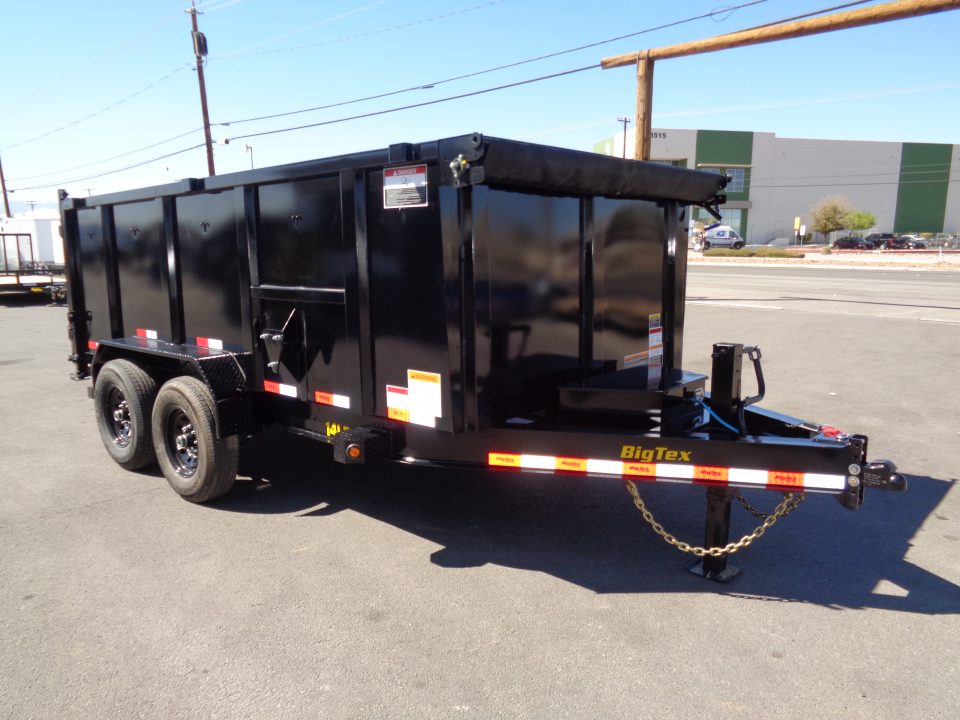 New 2027 Big Tex Trailers * 14LP-14 P4 * 14Ft 4Ft-Side Heavy Duty Ultra Low Profile 14k Dump Trailer w/ 4Ft Sides