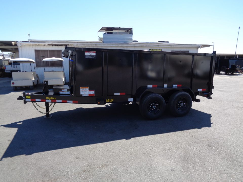 New 2027 Big Tex Trailers * 14LP-14 P4 * 14Ft 4Ft-Side Heavy Duty Ultra Low Profile 14k Dump Trailer w/ 4Ft Sides