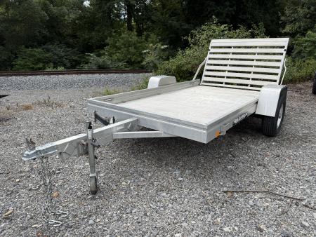 Used **USED** 2018 ALUMA 6810H - TAILGATE Utility Trailer