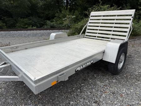 Used **USED** 2018 ALUMA 6810H - TAILGATE Utility Trailer