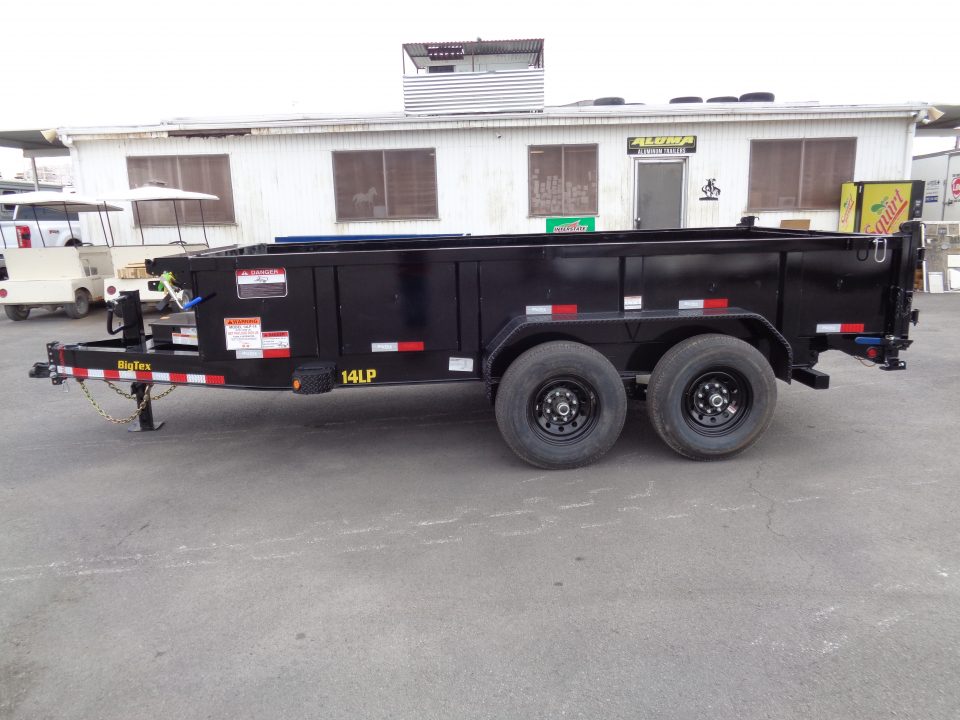 New 2027 Big Tex Trailers * 14LP-14 * 14Ft 4Ft-Side Heavy Duty Ultra Low Profile 14k Dump Trailer