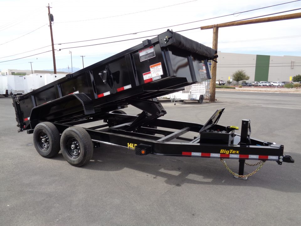 New 2027 Big Tex Trailers * 14LP-14 * 14Ft 4Ft-Side Heavy Duty Ultra Low Profile 14k Dump Trailer
