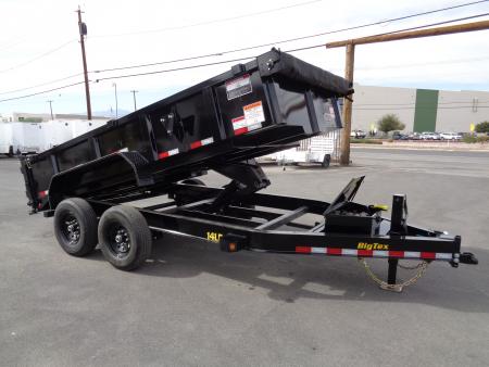 New 2027 Big Tex Trailers * 14LP-14 * 14Ft 4Ft-Side Heavy Duty Ultra Low Profile 14k Dump Trailer
