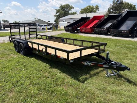 New 2027 H&H Trailers 82x20 Heavy Duty Rail Side Landscape Utility