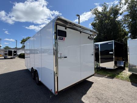 New 2027 8.5 x 20 10K GVW Formula Traverse Enclosed Trailer with ramp 7ft interior