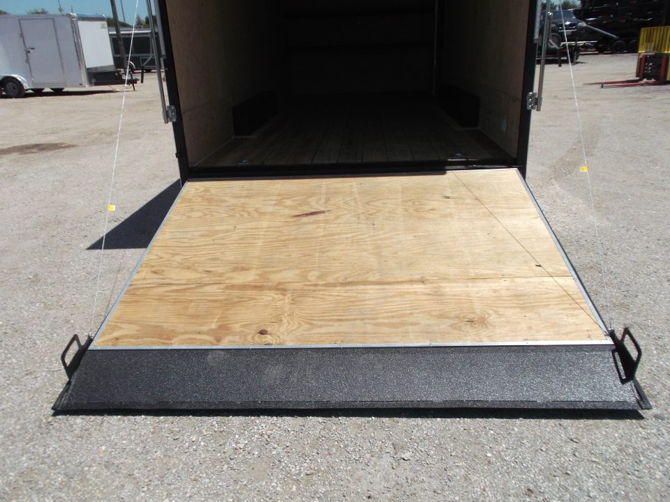 New 2027 Covered Wagon Trailers 8.5x20 Cargo / Enclosed / Landscape Trailer / 7ft Int Height / Extra Wide Jack Knife Ramp / 5200# Axles / .080 White / 48" RV Door / 60" Triple Tube Tongue / Treated Wood Floor and Ramp / Landscape Package