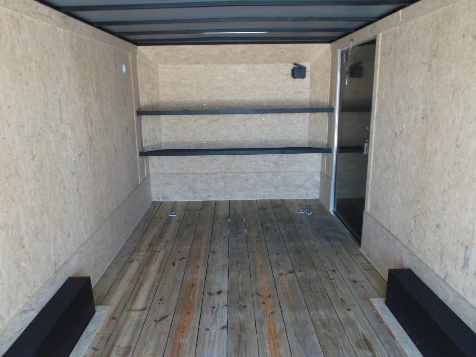 New 2027 Covered Wagon Trailers 8.5x20 Cargo / Enclosed / Landscape Trailer / 7ft Int Height / Extra Wide Jack Knife Ramp / 5200# Axles / .080 White / 48" RV Door / 60" Triple Tube Tongue / Treated Wood Floor and Ramp / Landscape Package
