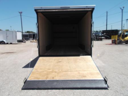 New 2027 Covered Wagon Trailers 8.5x20 Cargo / Enclosed / Landscape Trailer / 7ft Int Height / Extra Wide Jack Knife Ramp / 5200# Axles / .080 White / 48" RV Door / 60" Triple Tube Tongue / Treated Wood Floor and Ramp / Landscape Package