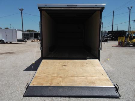 New 2027 Covered Wagon Trailers 8.5x20 Cargo / Enclosed / Landscape Trailer / 7ft Int Height / Extra Wide Jack Knife Ramp / 5200# Axles / .080 White / 48" RV Door / 60" Triple Tube Tongue / Treated Wood Floor and Ramp / Landscape Package