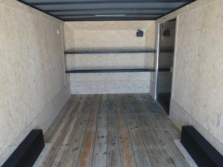 New 2027 Covered Wagon Trailers 8.5x20 Cargo / Enclosed / Landscape Trailer / 7ft Int Height / Extra Wide Jack Knife Ramp / 5200# Axles / .080 White / 48" RV Door / 60" Triple Tube Tongue / Treated Wood Floor and Ramp / Landscape Package