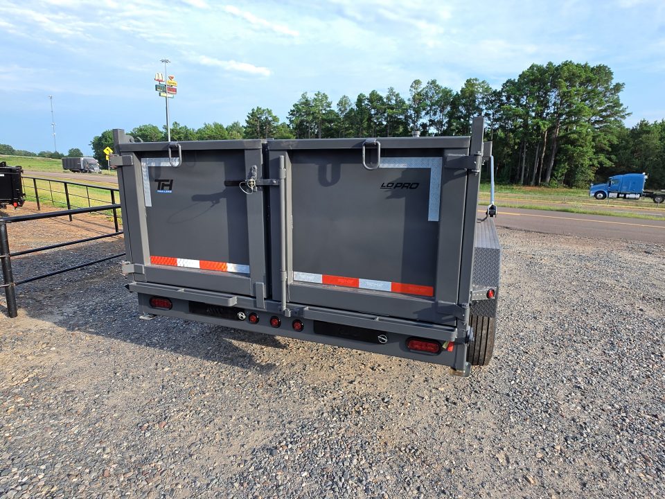 New 2027 Top Hat Trailers 16'x83" DX20 Gooseneck Low Profile 20K Dump Trailer