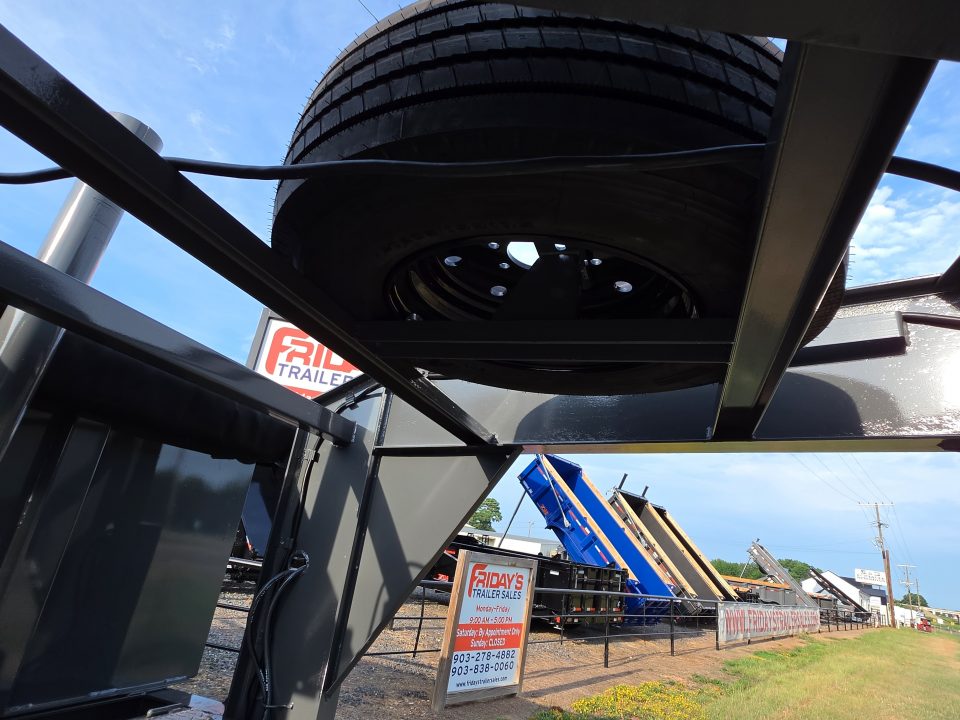 New 2027 Top Hat Trailers 16'x83" DX20 Gooseneck Low Profile 20K Dump Trailer