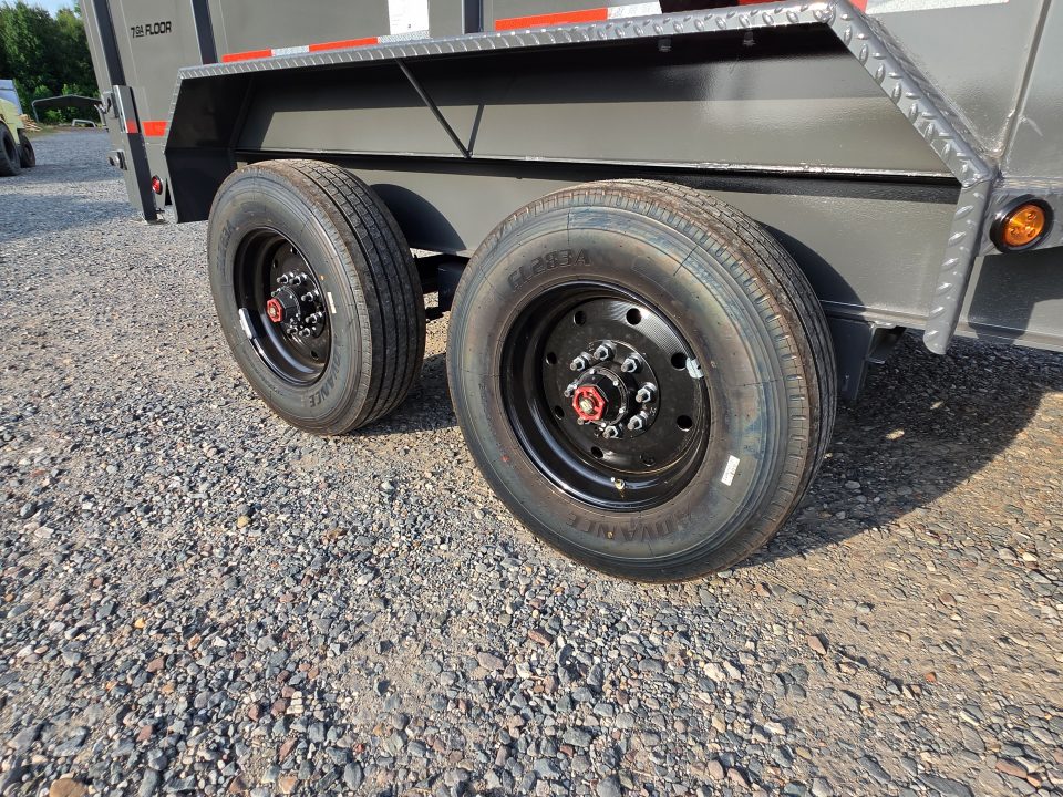 New 2027 Top Hat Trailers 16'x83" DX20 Gooseneck Low Profile 20K Dump Trailer
