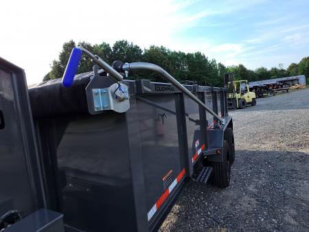 New 2027 Top Hat Trailers 16'x83" DX20 Gooseneck Low Profile 20K Dump Trailer