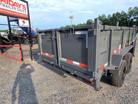 New 2027 Top Hat Trailers 16'x83" DX20 Gooseneck Low Profile 20K Dump Trailer