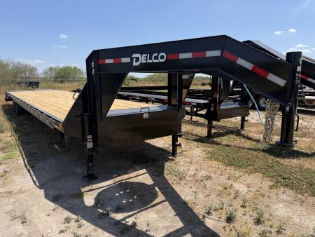 New 2027 Delco Trailers 102x40ft Non CDL Flatbed Trailer 14k