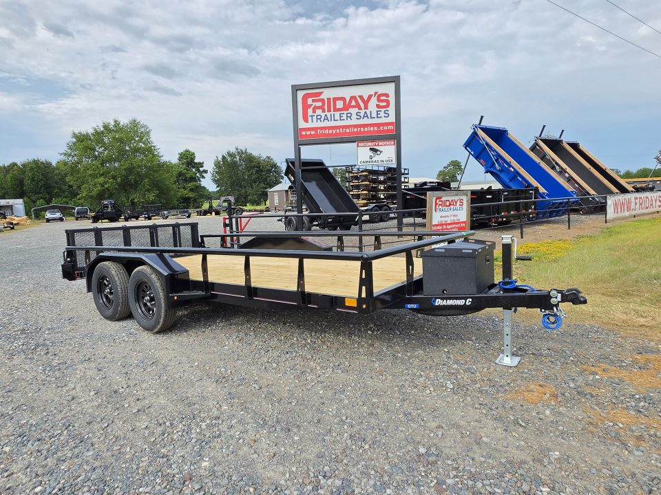 New 2027 Diamond C Trailers GTU235 16'x83" General Tandem Axle Utility Trailer